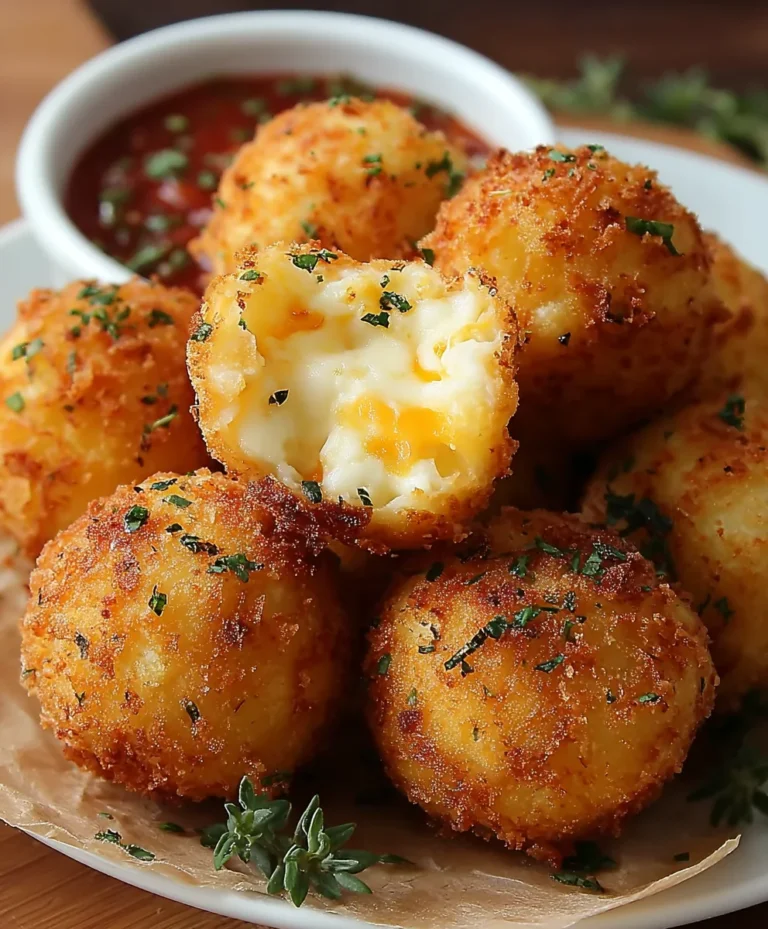 Cheesy Potato Balls Recipe – Easy Appetizer Delight