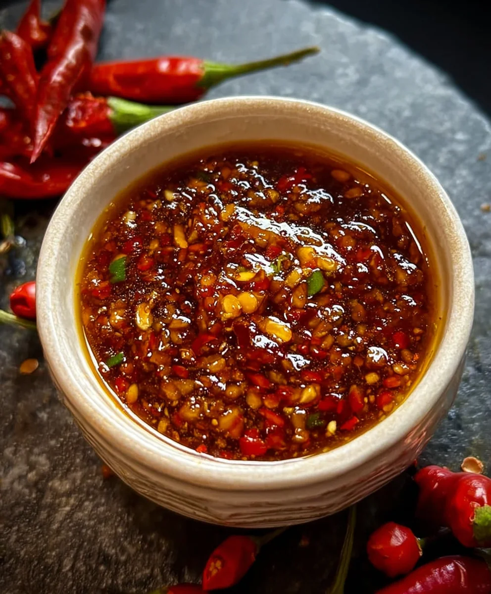 Homemade Chili Garlic Sauce - Spicy & Flavorful