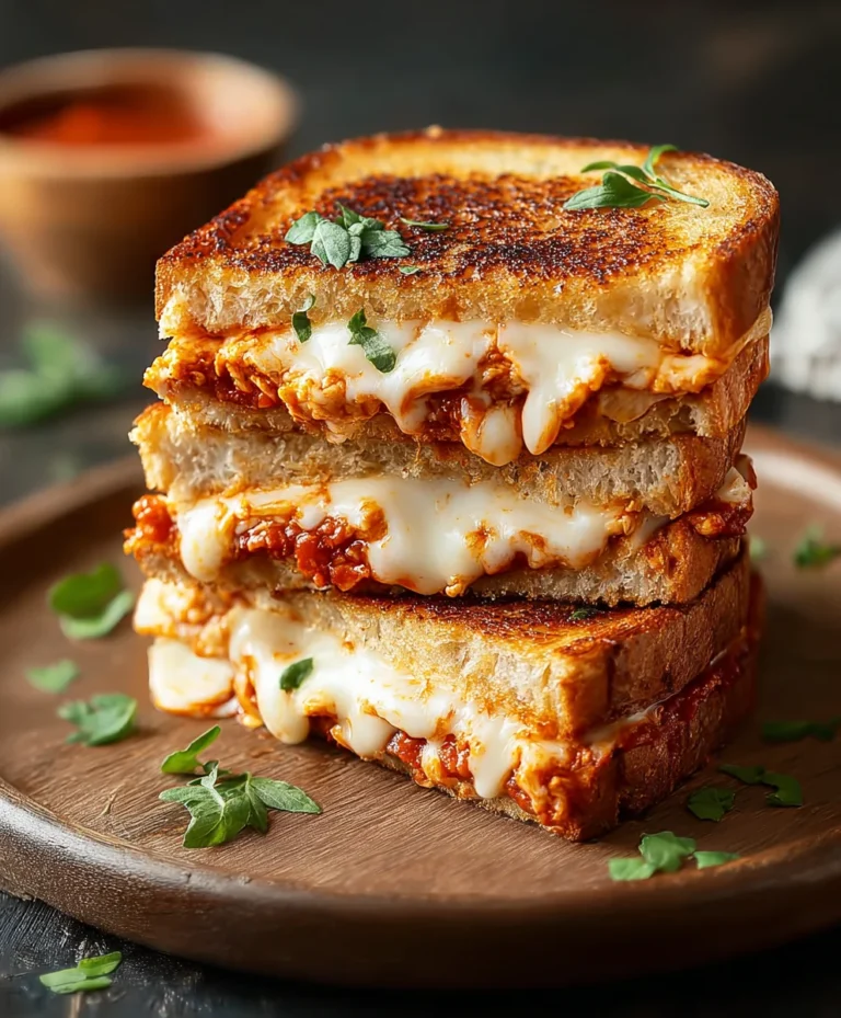 Easy Lazy Chicken Parmesan Grilled Cheese Recipe