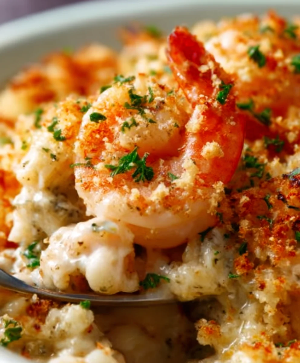 Easy Shrimp Casserole - Delicious & Creamy Recipe