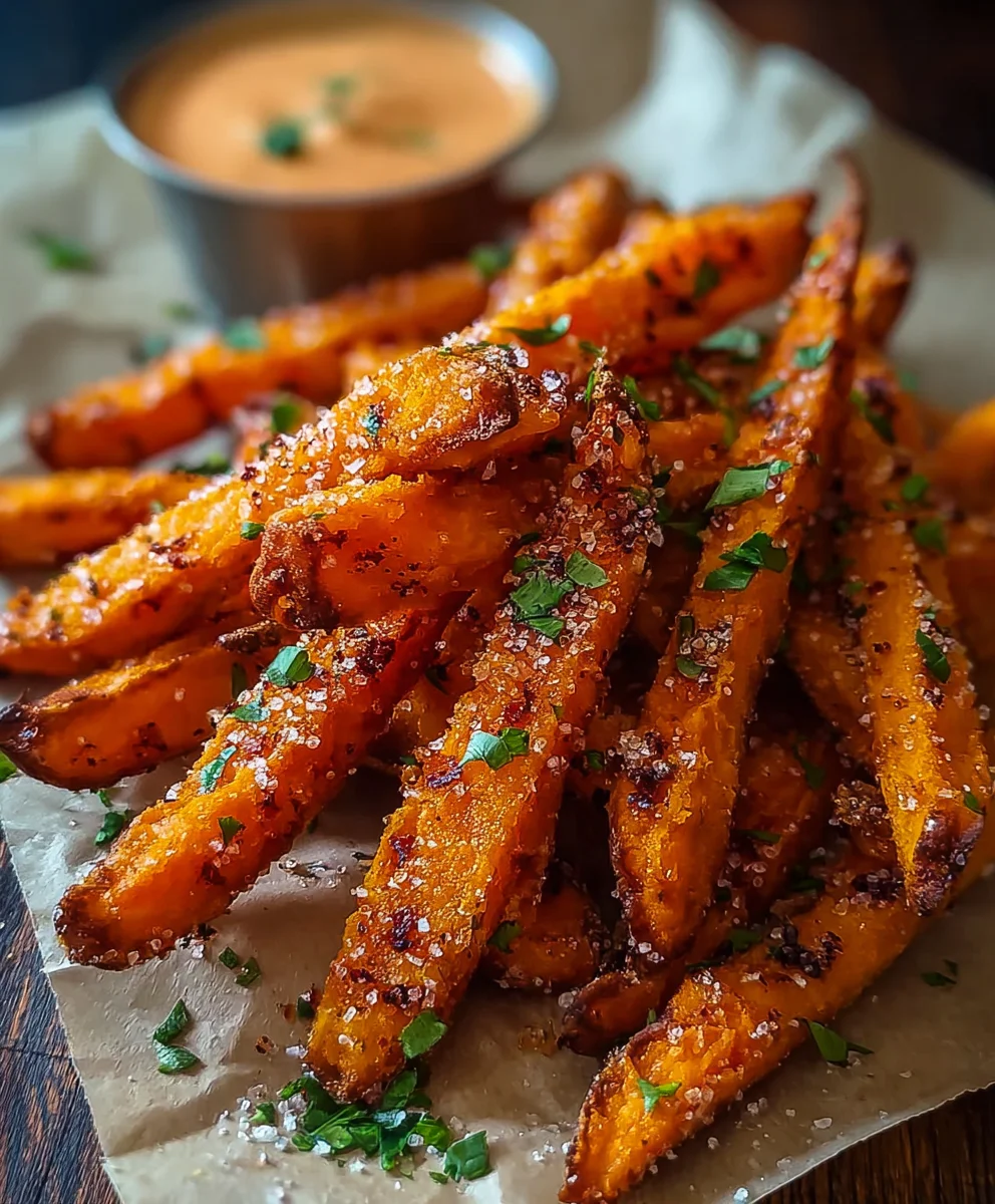 Crispy Oven Baked Sweet Potato Fries Recipe
