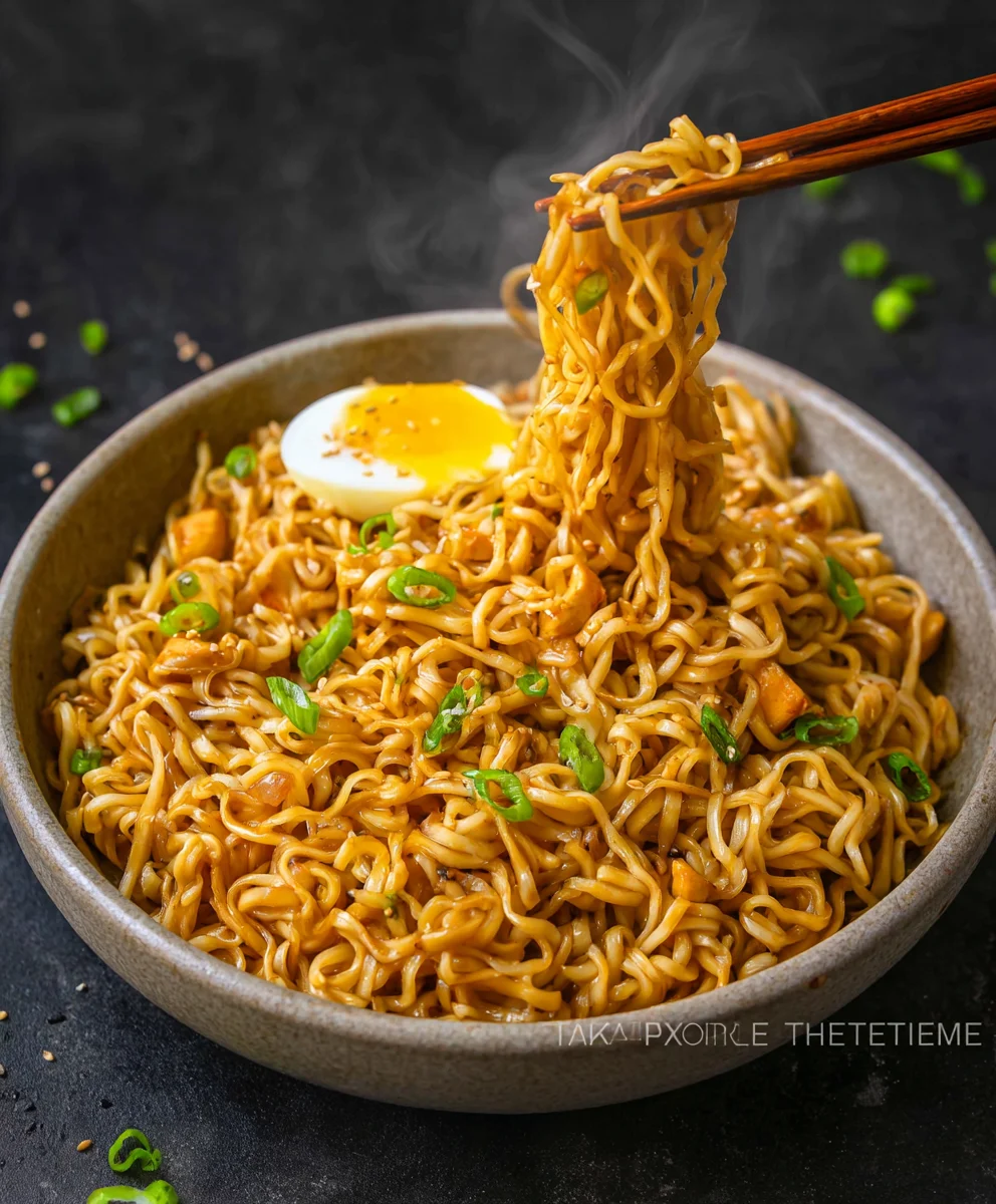 Easy Saucy Ramen Noodles Recipe - Quick & Delicious