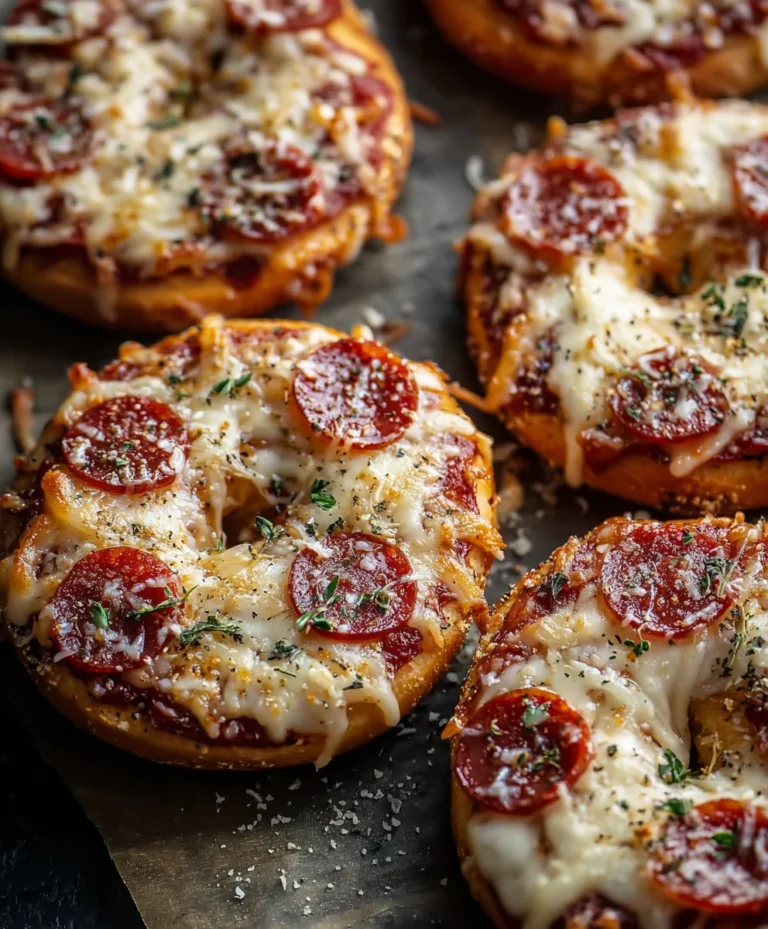 Easy Homemade Pizza Bagels-Quick & Delicious Recipe