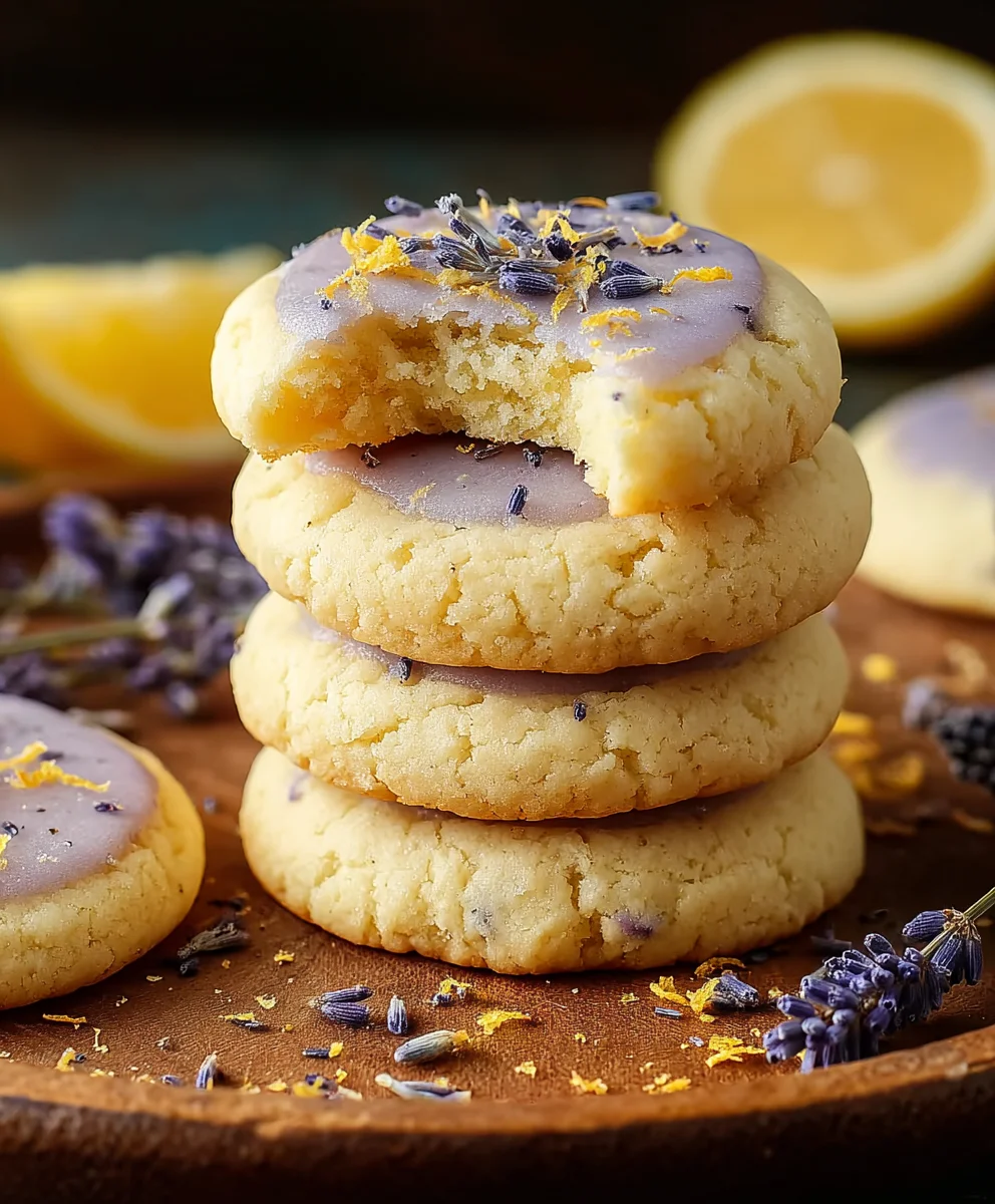 Buttery Lemon Lavender Cookies-Easy & Delicious Recipe