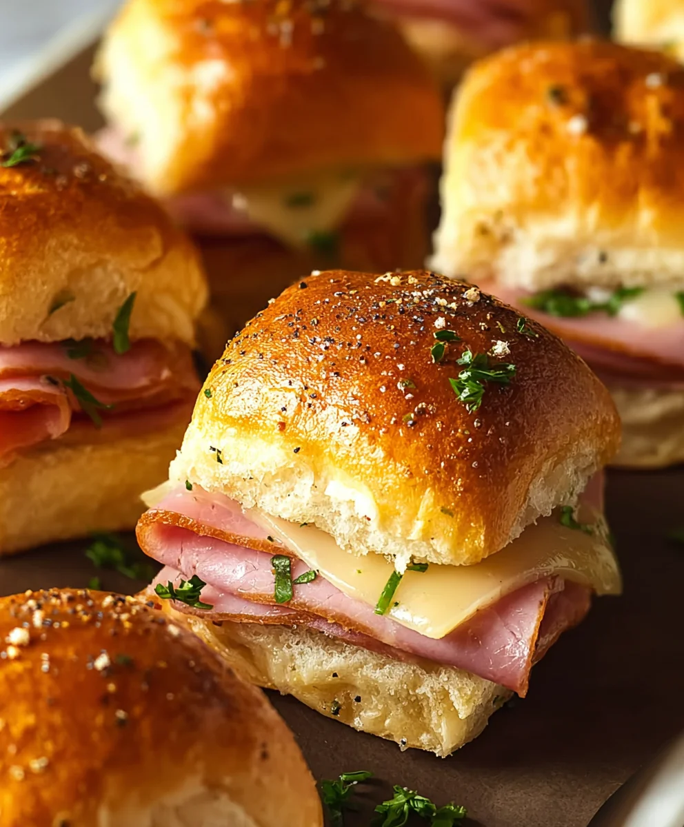 Easy Beef Beef Ham Swiss Sliders Delicious Sandwich Recipe