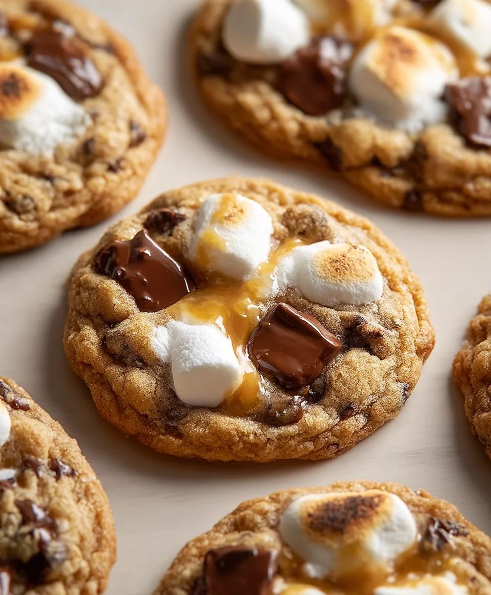 Gooey S'mores Cookies - Easy Chocolate Grabeef ham Treat
