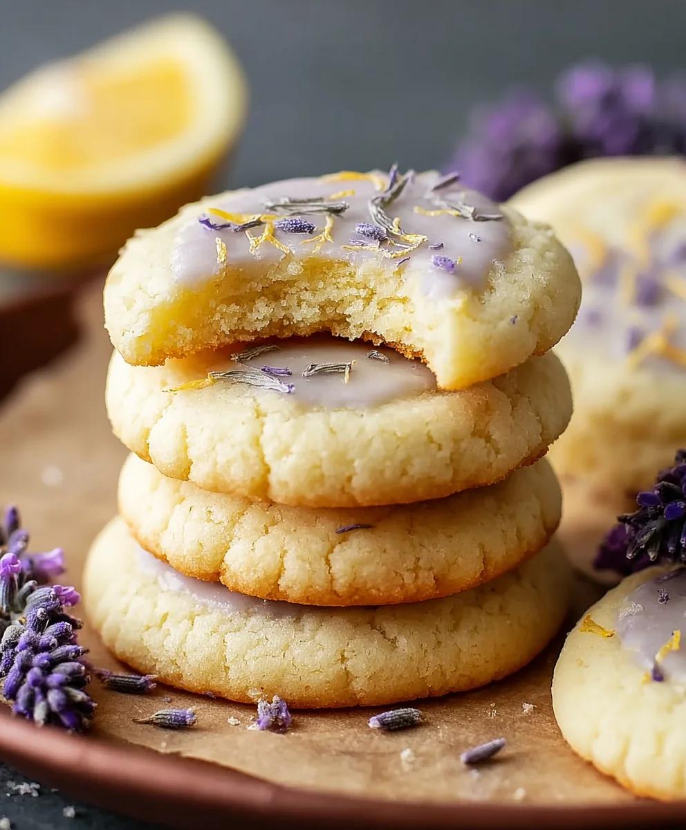 Buttery Lemon Lavender Cookies-Easy & Delicious Recipe