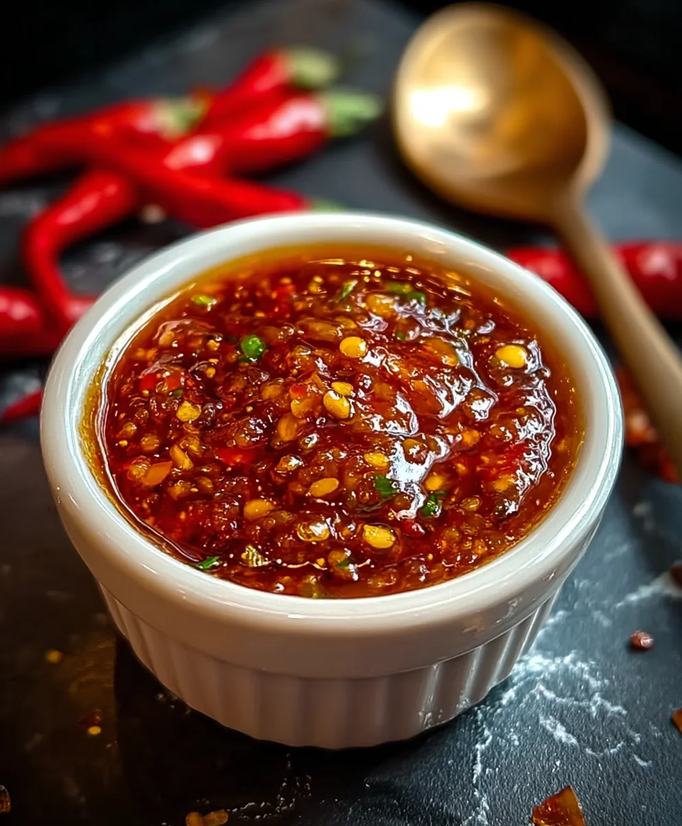 Homemade Chili Garlic Sauce - Spicy & Flavorful