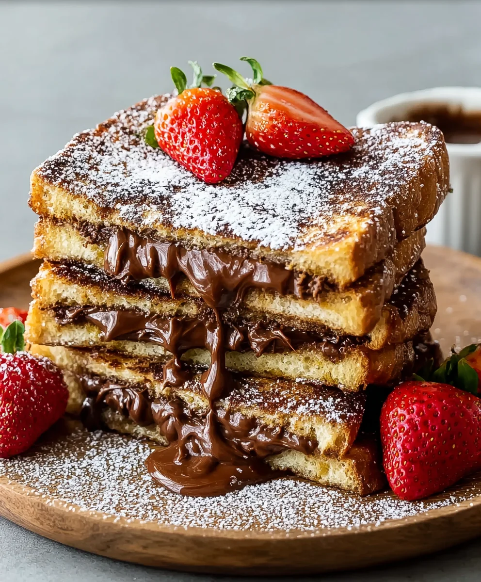 Decadent Nutella French Toast Recipe - Easy & Delicious