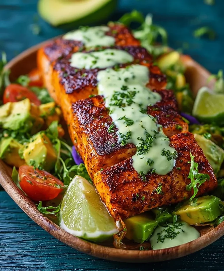 Cajun Salmon Avocado Lime – Healthy Flavor