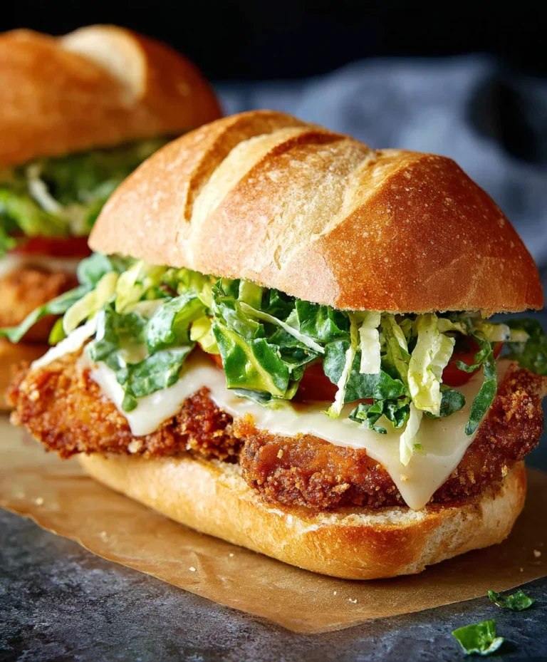 Crispy Chicken Caesar Sandwich-Best Recipe