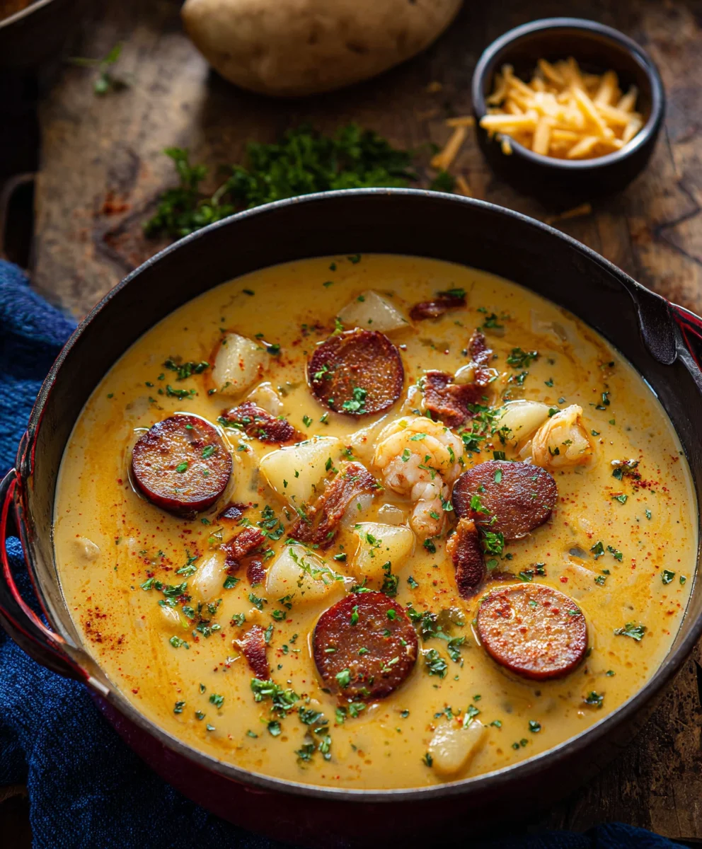 Hearty Cajun Potato Soup - Creamy & Flavorful Recipe