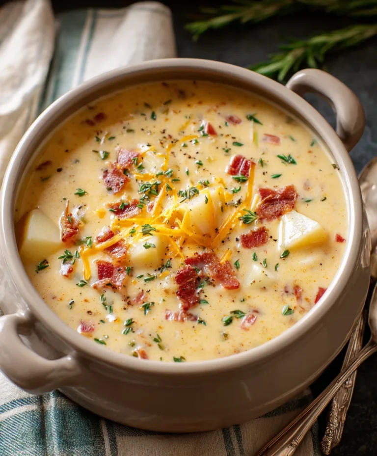 Outback-Style Potato Soup-Creamy & Delicious