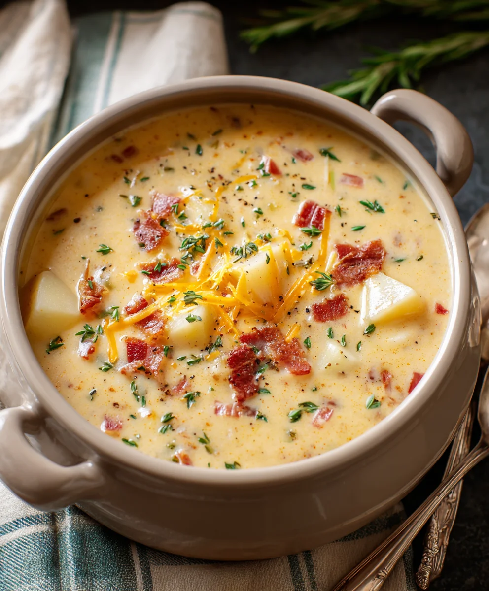 Outback-Style Potato Soup-Creamy & Delicious