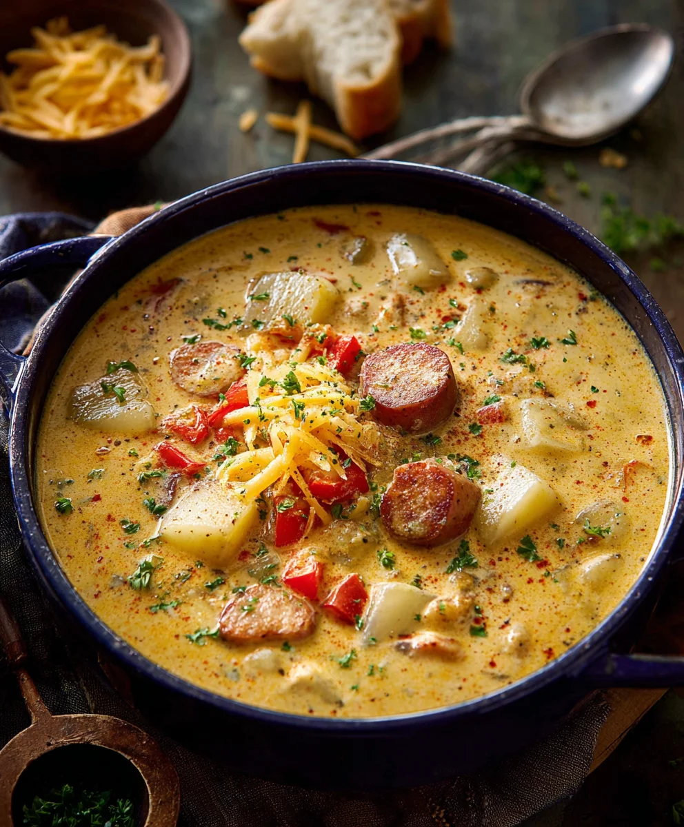 Hearty Cajun Potato Soup - Creamy & Flavorful Recipe