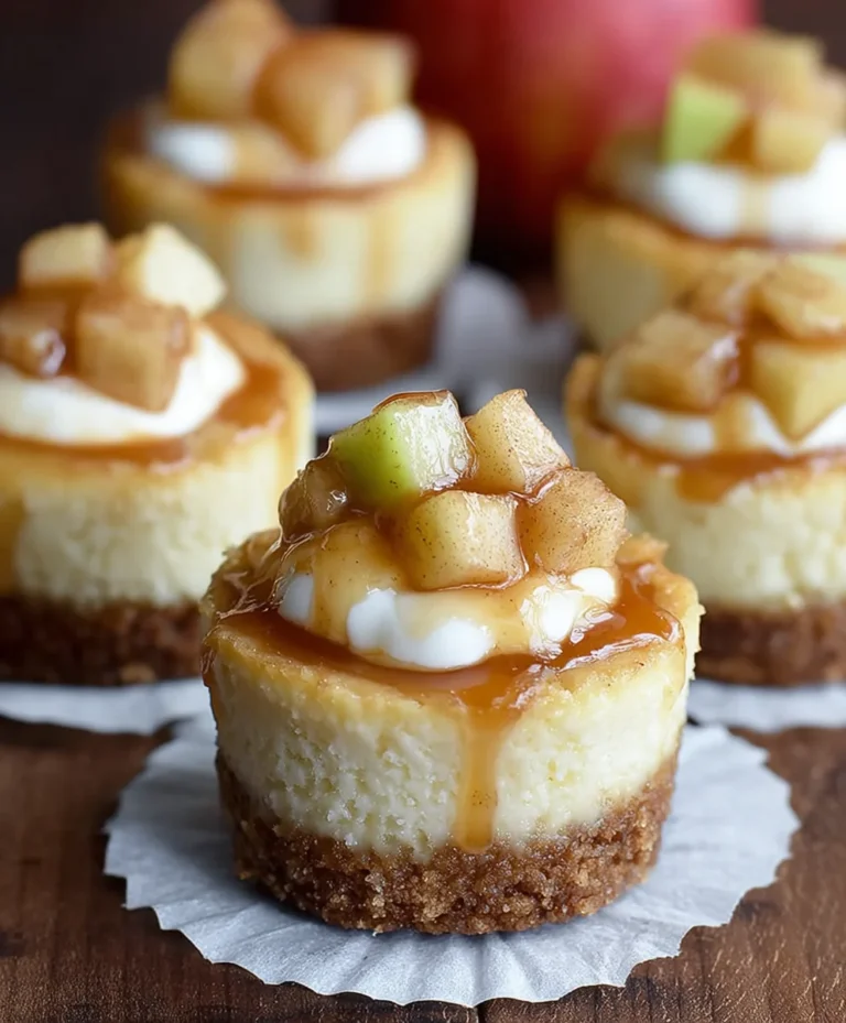 Apple Mini Cheesecakes – Delicious Bites