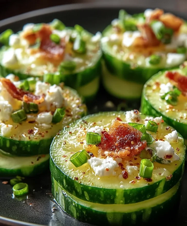 Low-Carb Cucumber Bites – Fresh & Easy Appetizers