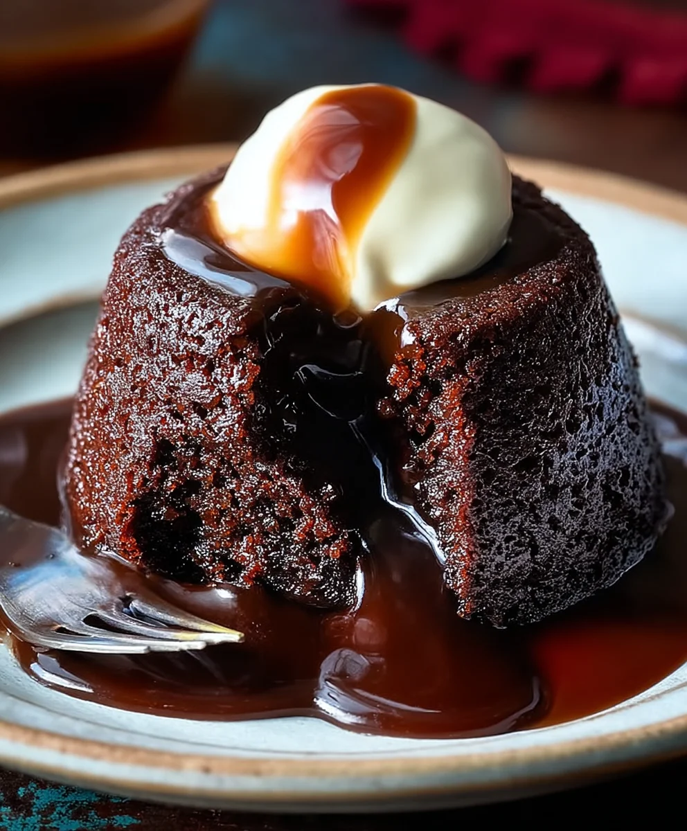 Chocolate Sticky Toffee Pudding for Two - Easy Recipe