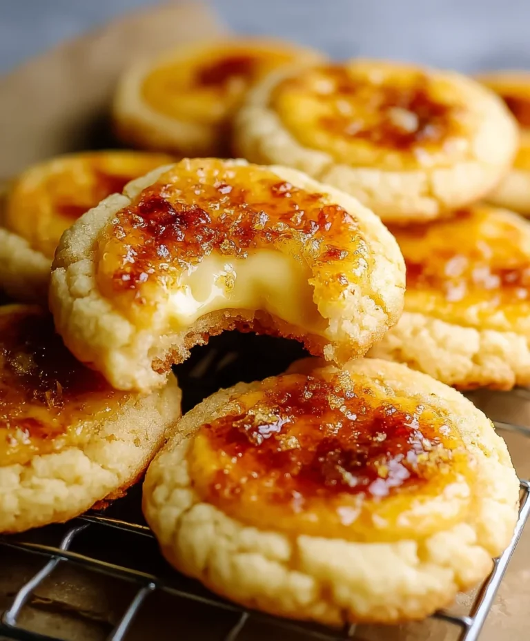 Lemon Crème Brûlée Cookies- Easy Dessert Treat