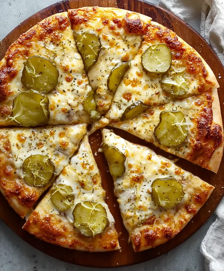 Dill-icious Pickle Pizza Recipe – Easy & Tangy