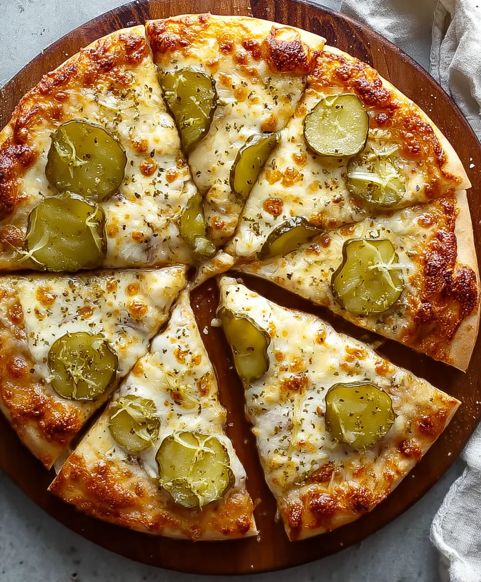 Dill-icious Pickle Pizza Recipe - Easy & Tangy