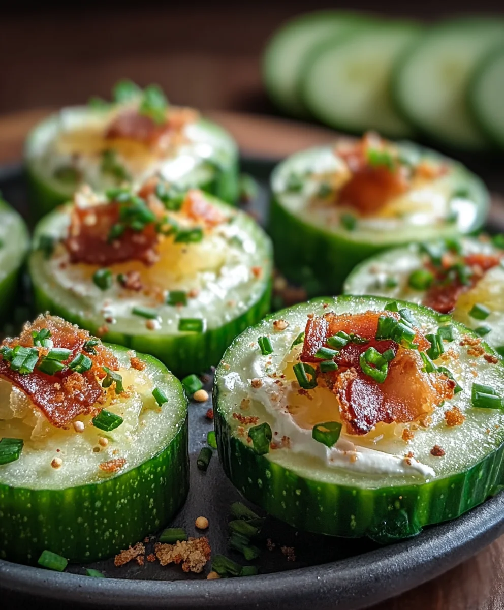 Low-Carb Cucumber Bites - Fresh & Easy Appetizers