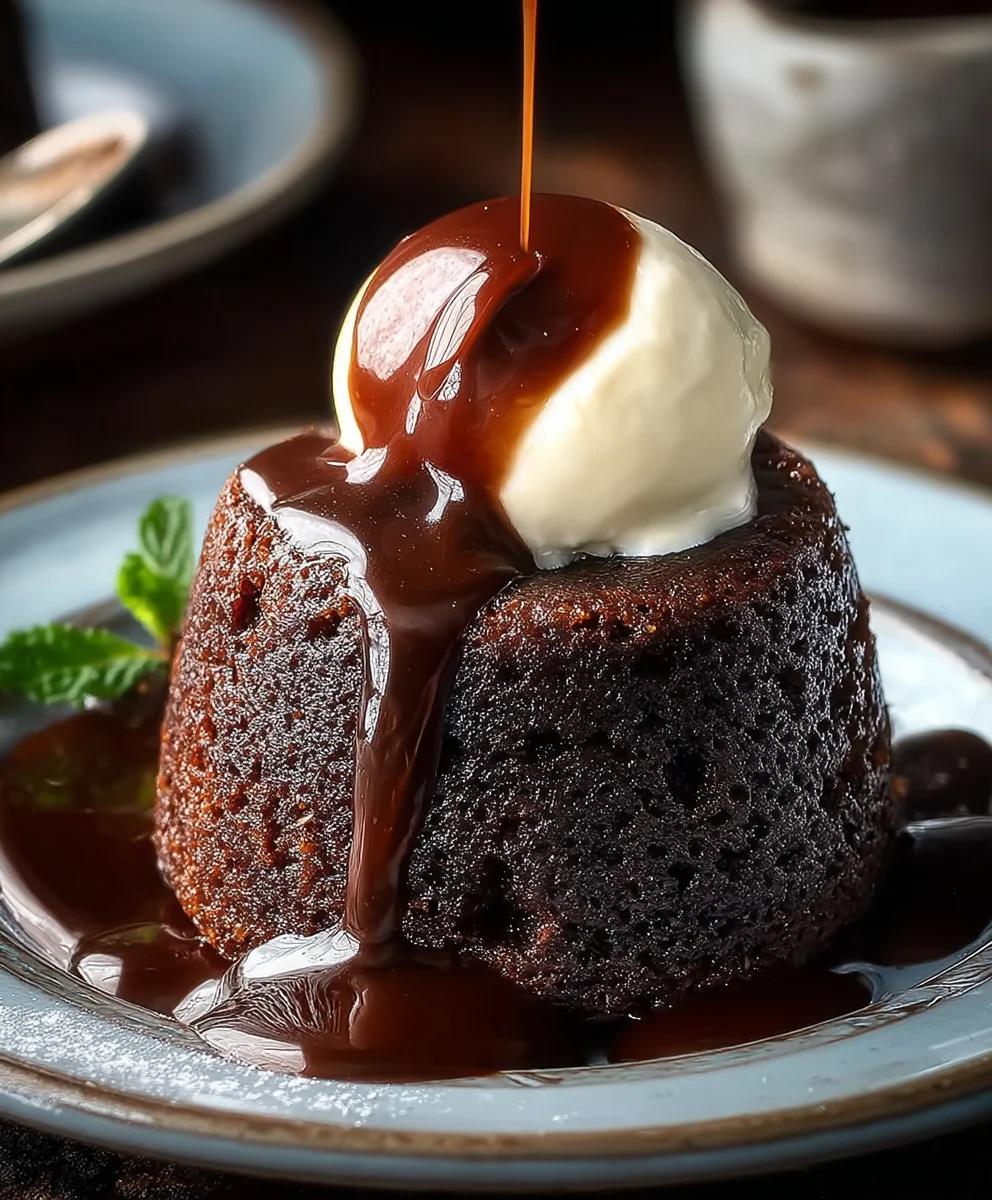 Chocolate Sticky Toffee Pudding for Two - Easy Recipe