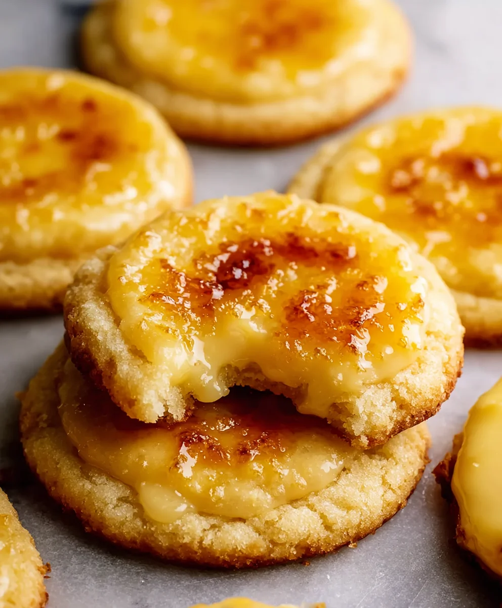 Lemon Crème Brûlée Cookies- Easy Dessert Treat