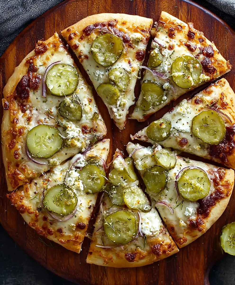 Dill-icious Pickle Pizza Recipe - Easy & Tangy