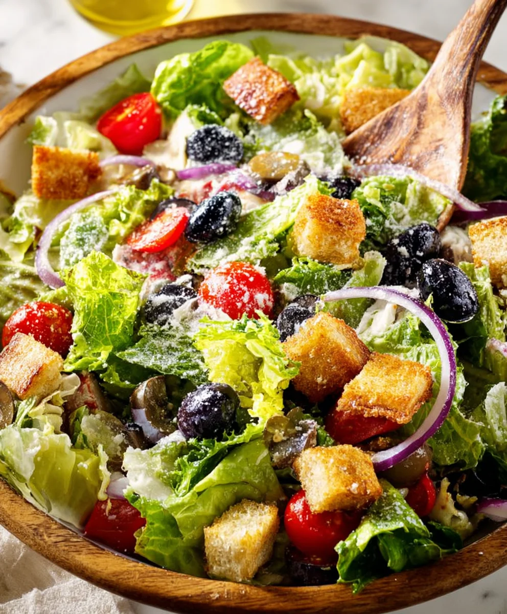 Copycat Olive Garden Salad - Best Copycat Recipe