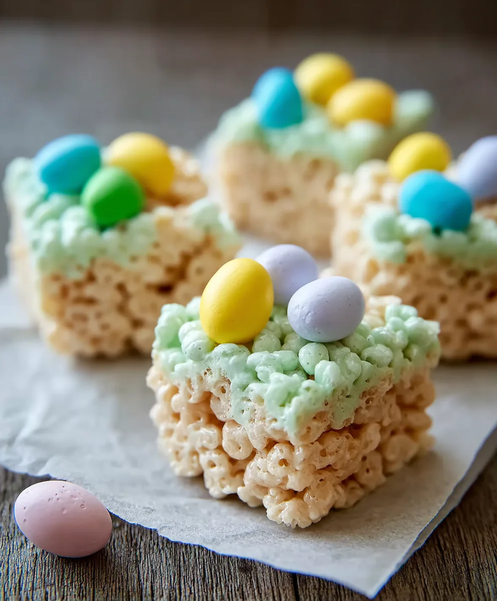 Easter Rice Krispie Treats-Easy Spring Dessert Recipe