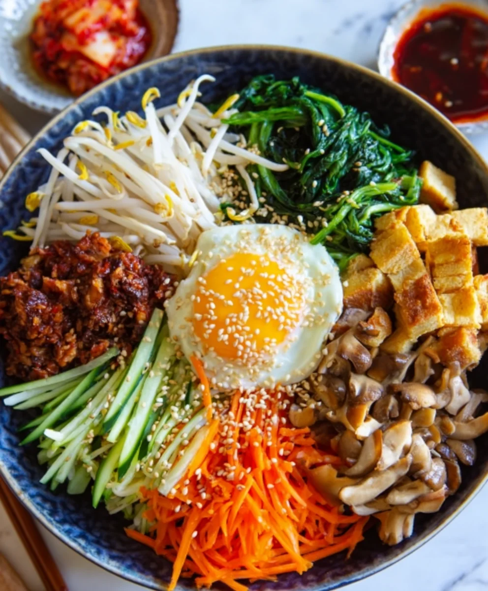 Easy Vegan Bibimbap Recipe - Delicious Korean Bowl