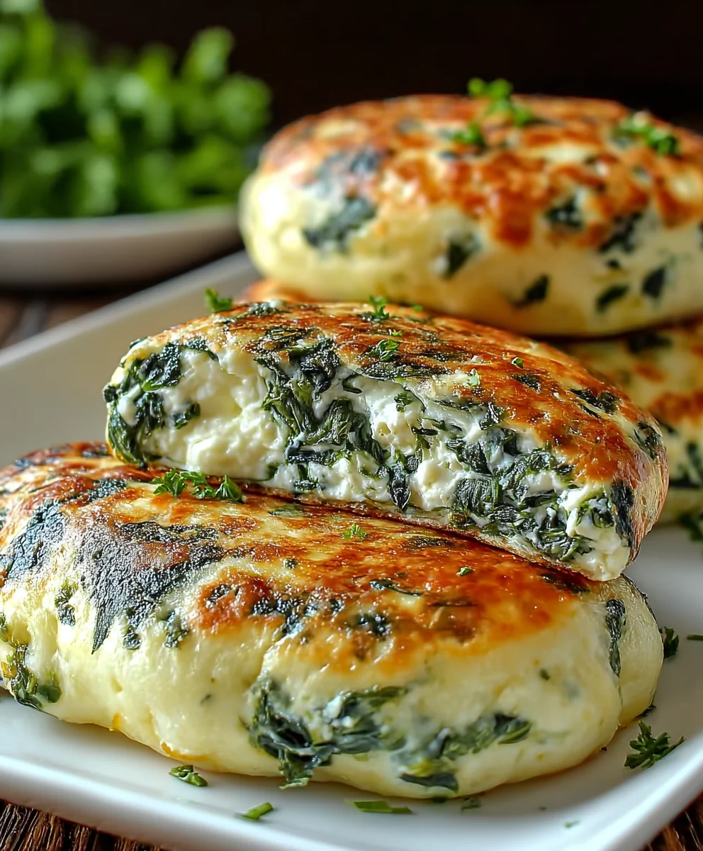 Easy Spinach Cottage Cheese Flagels - Healthy & Delicious