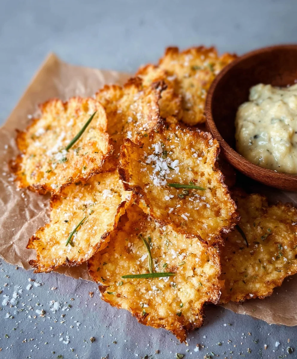 Crispy Cottage Cheese Chips-Easy Healthy Snack