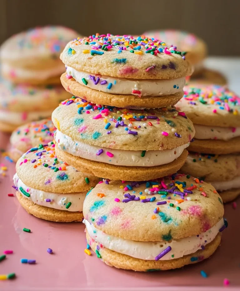 Funfetti Sandwich Cookies-Easy Festive Treat