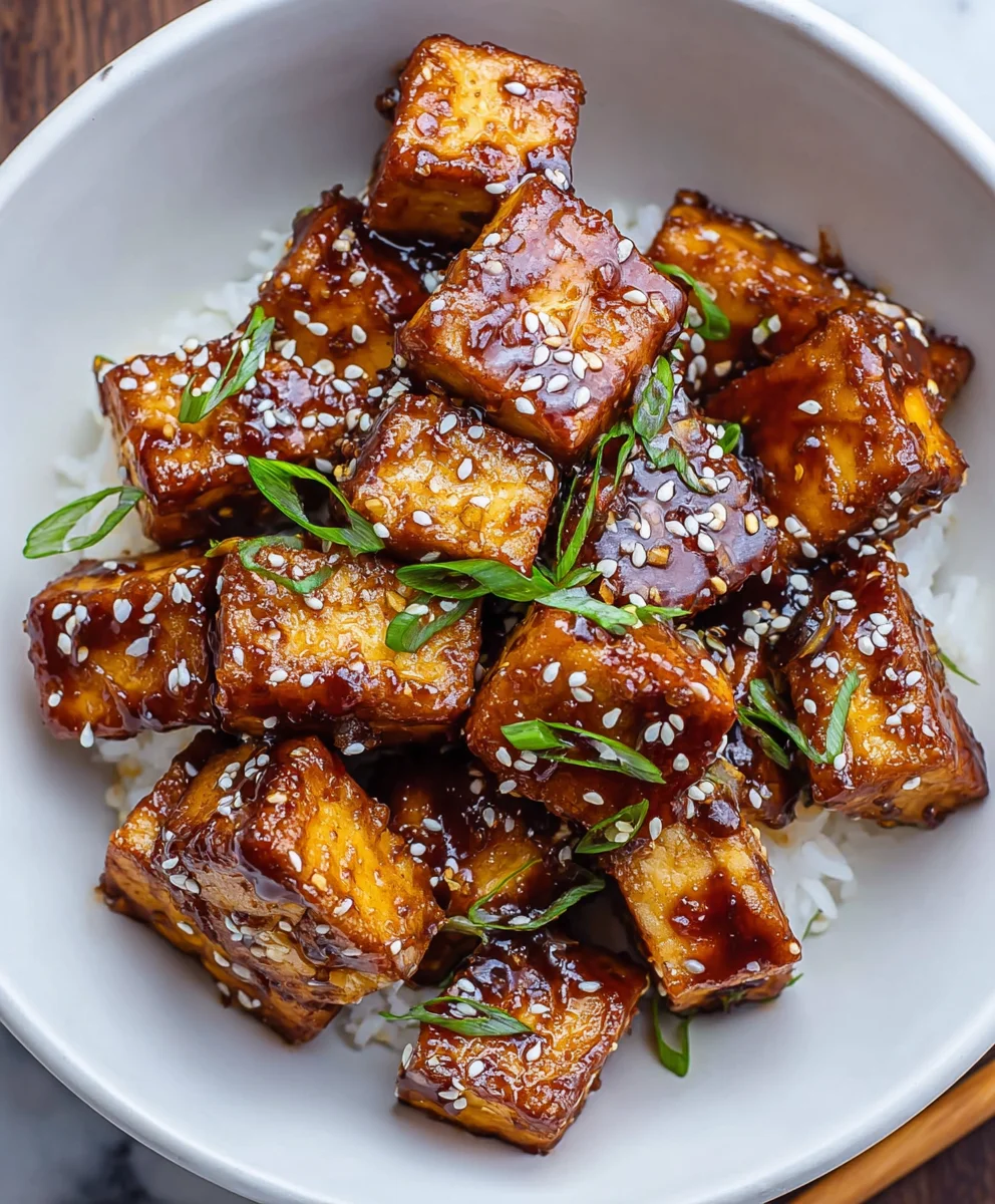 Crispy Sticky Tofu Recipe - Easy & Delicious