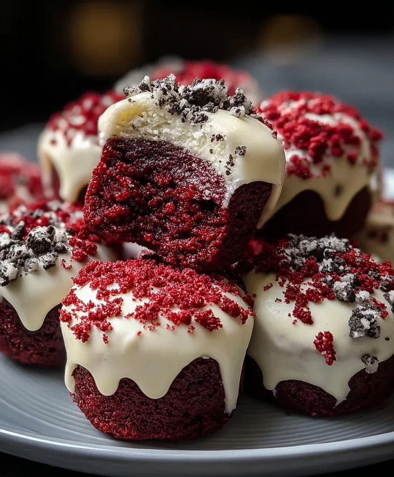 Cookies & Cream Red Velvet Bites-Easy Recipe