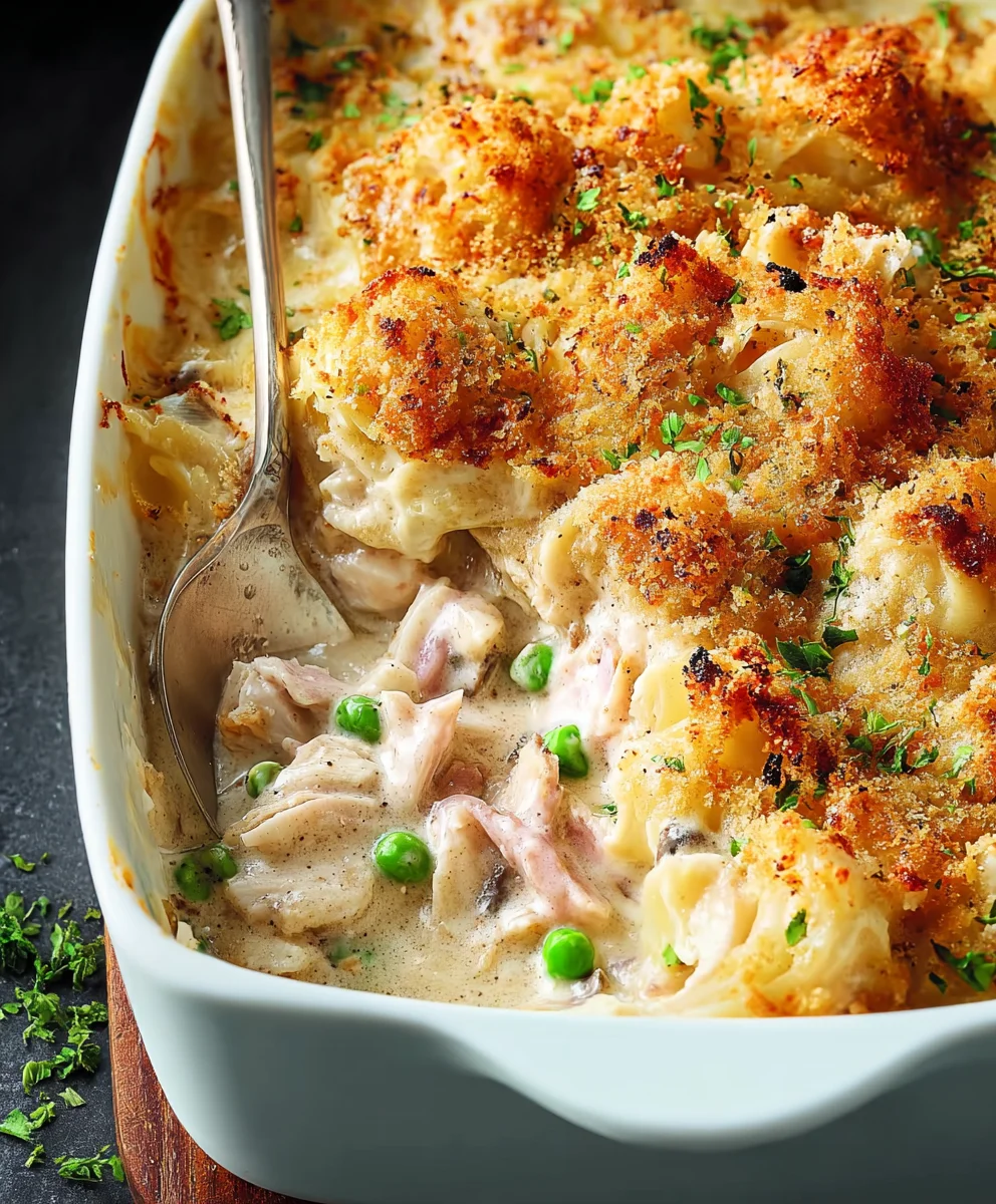 Easy Creamy Chicken Cordon Bleu Casserole Recipe