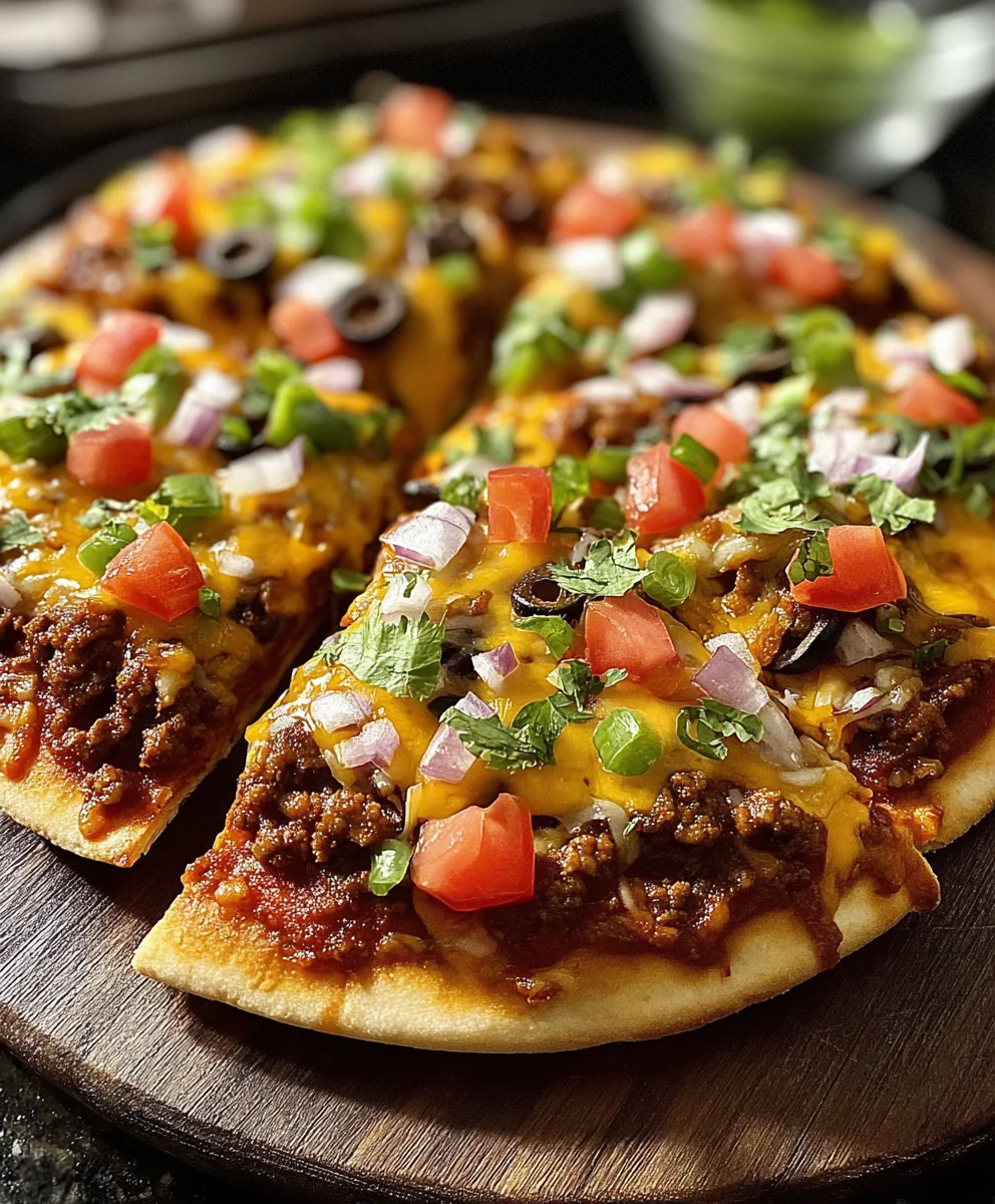 Easy Homemade Beef Mexican Pizza Recipe