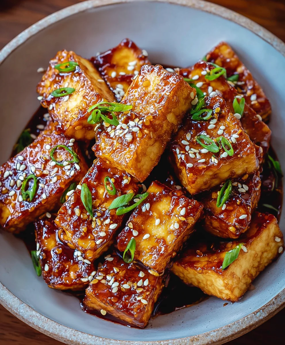 Crispy Sticky Tofu Recipe - Easy & Delicious