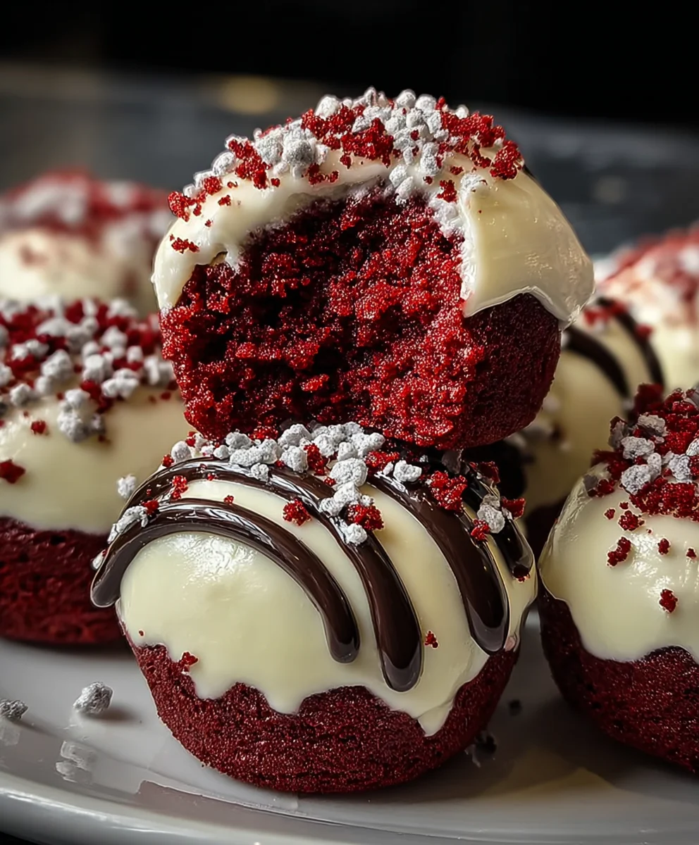 Cookies & Cream Red Velvet Bites-Easy Recipe
