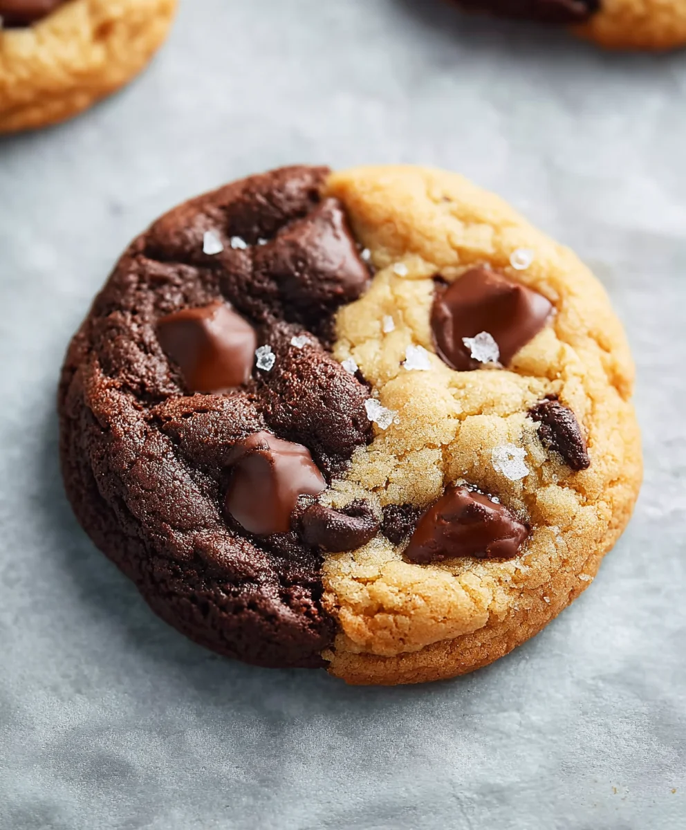 Chewy Brookie Cookies - The Ultimate Brownie-Cookie Hybrid