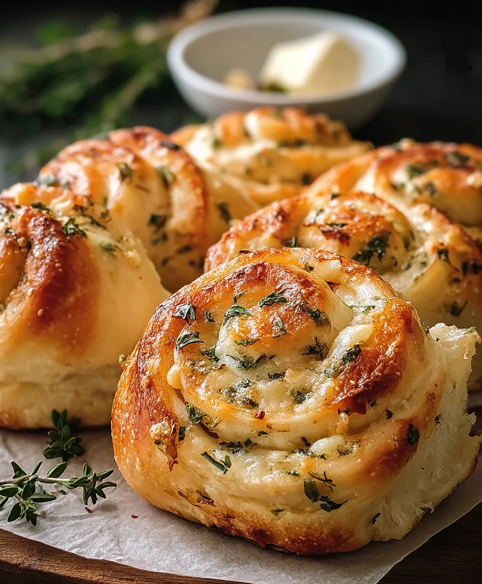 Sourdough Herb Cheese Rolls-Easy Recipe