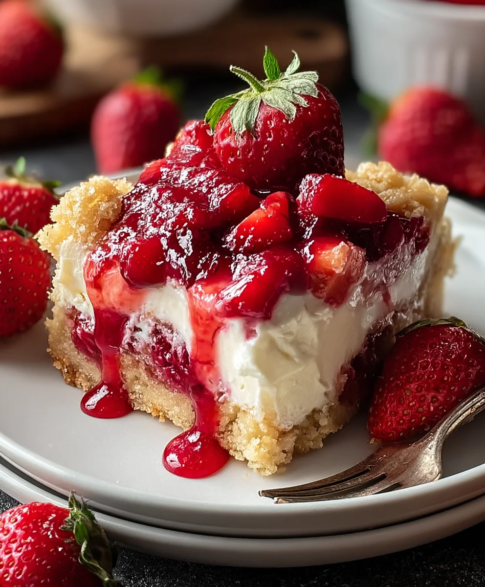 Easy Strawberry Cheesecake Dump Cake Recipe