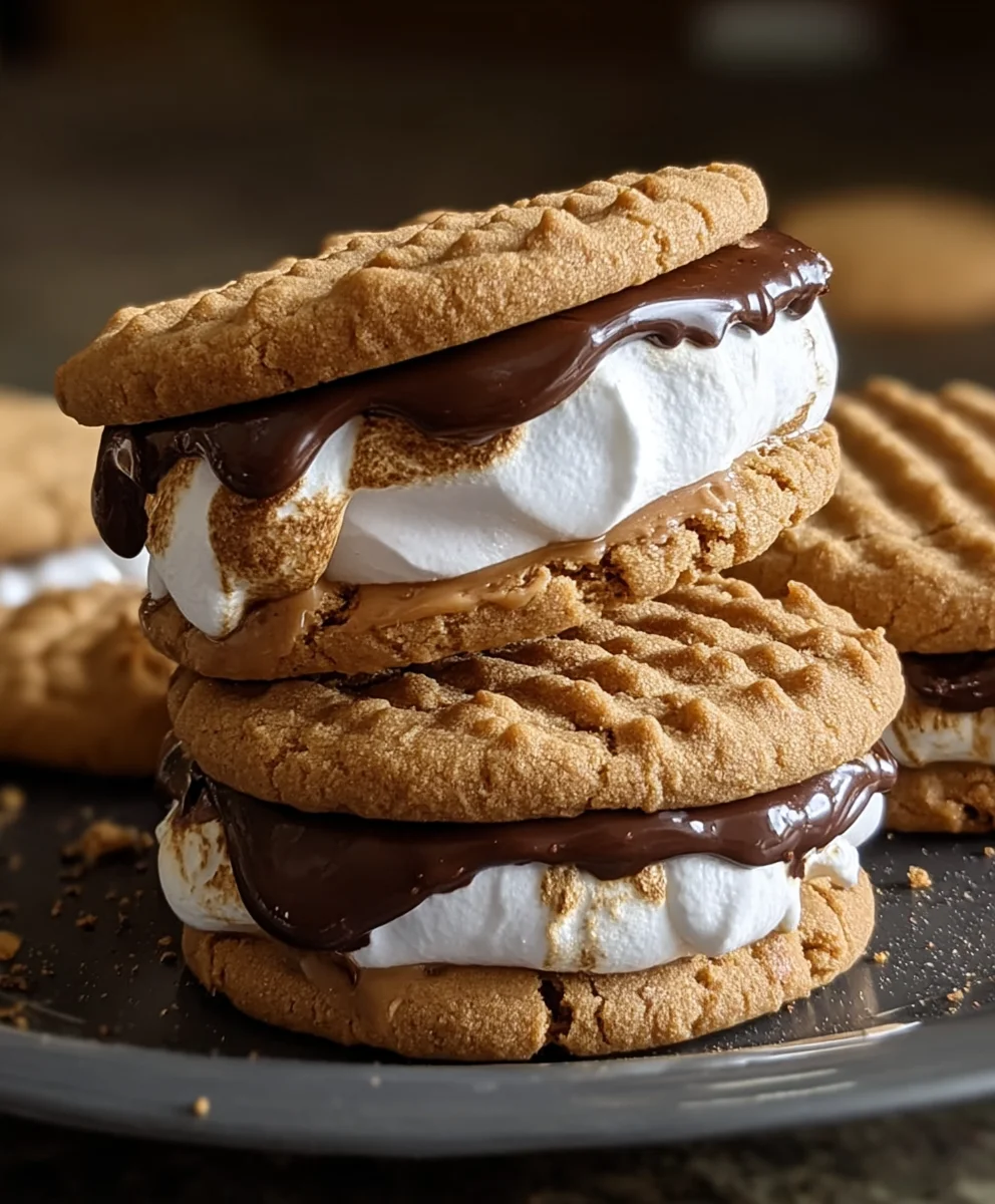 Peanut Butter S'mores Cookies-Irresistible Treat