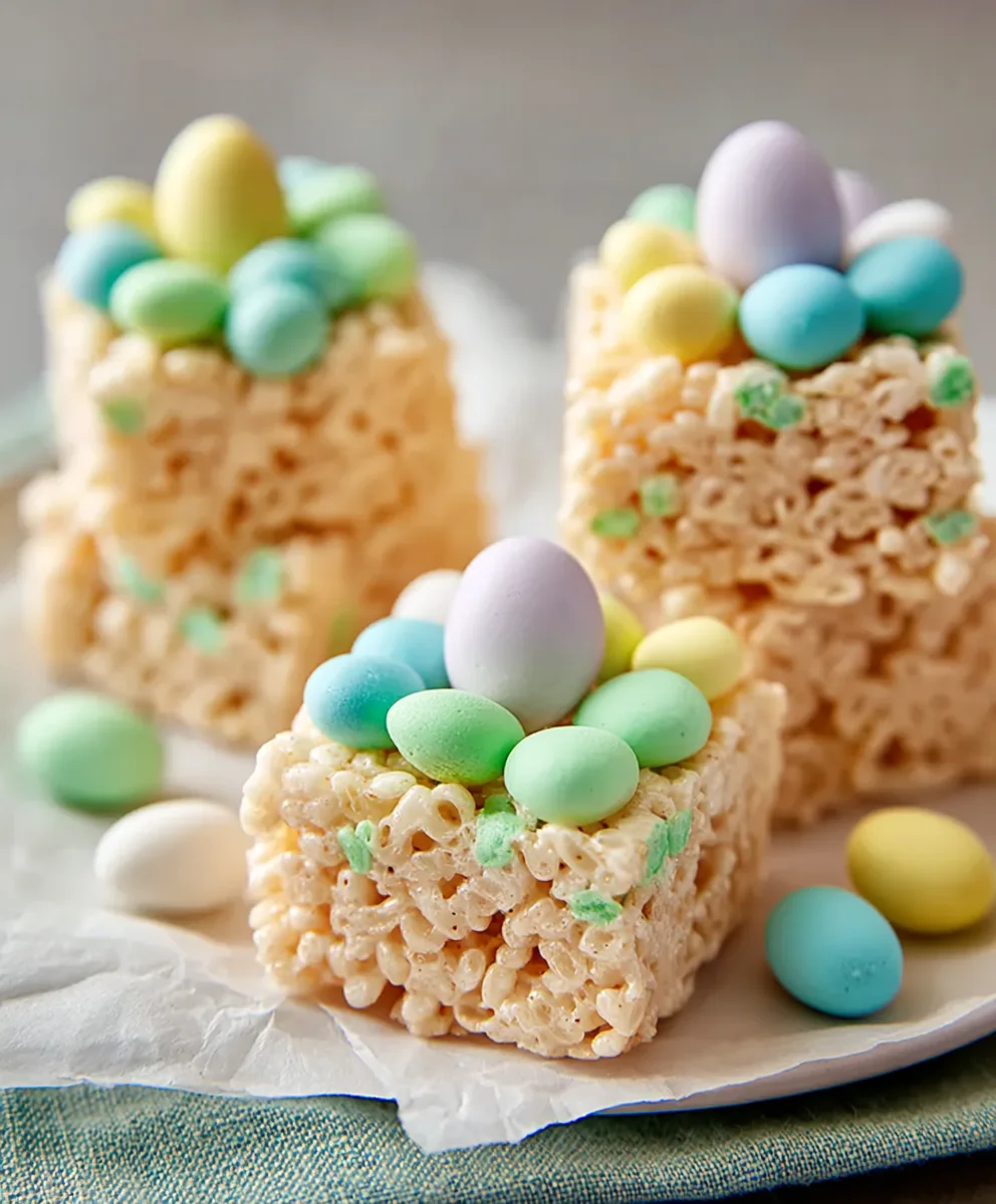 Easter Rice Krispie Treats-Easy Spring Dessert Recipe