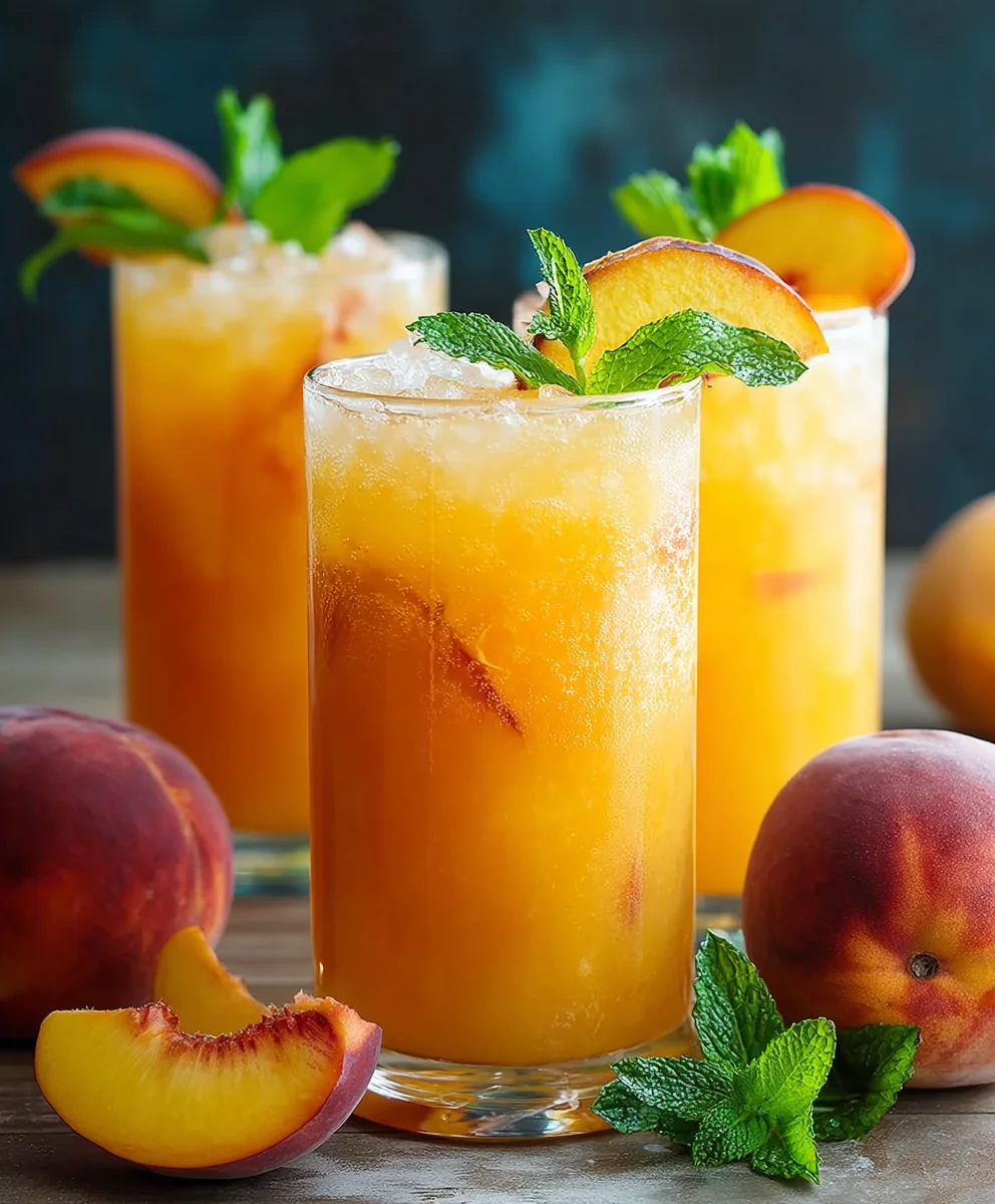 Refreshing Peach Lemonade Recipe-Easy Summer Drink
