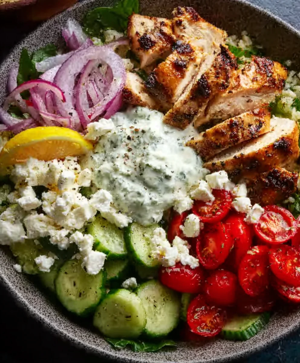 Greek Chicken Bowls- Easy & Delicious Recipe