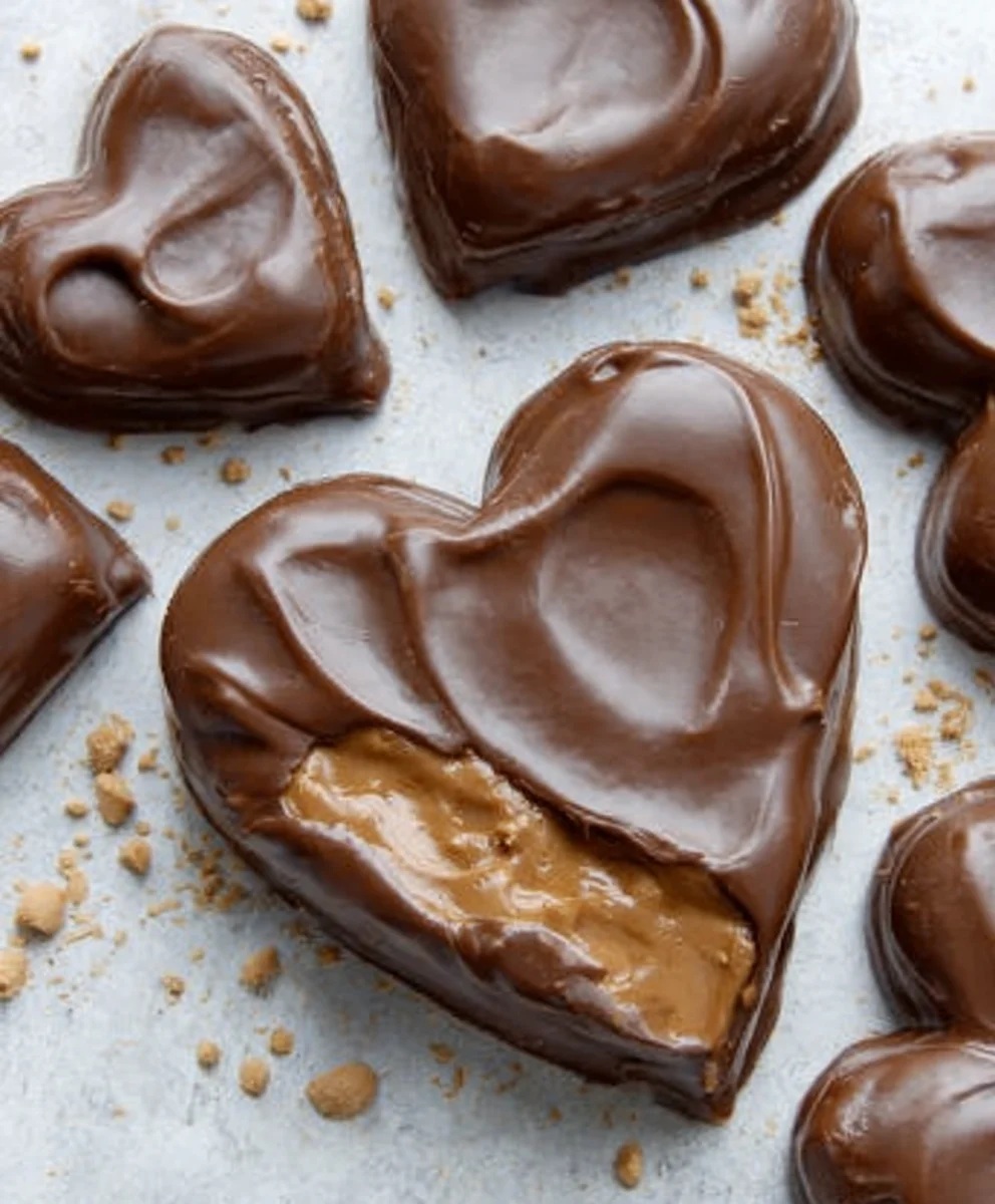 Chocolate Peanut Butter Vnon-alcoholic alentine Heart Non-Non-Alcoholic Alternative