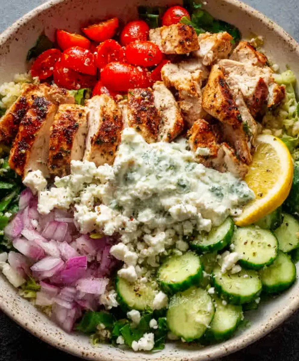 Greek Chicken Bowls- Easy & Delicious Recipe